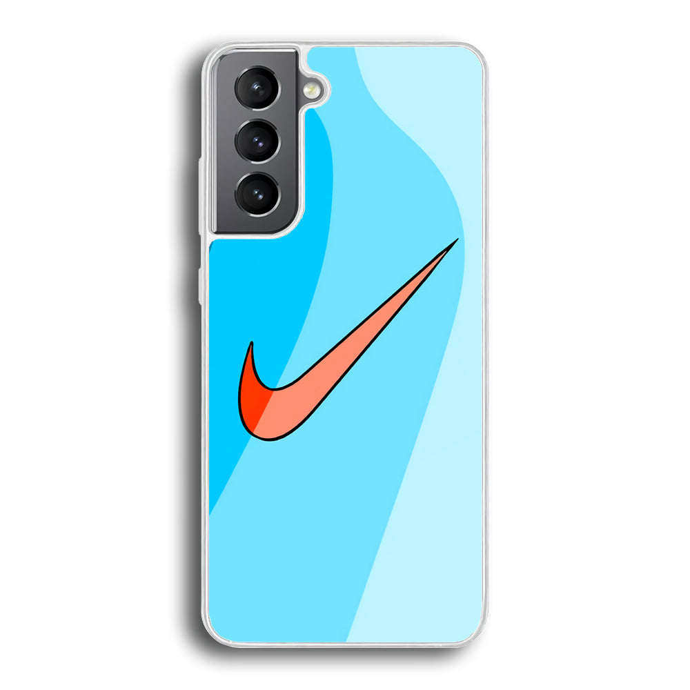 Nike Layer Blue Gradation Samsung Galaxy S21 Plus Case