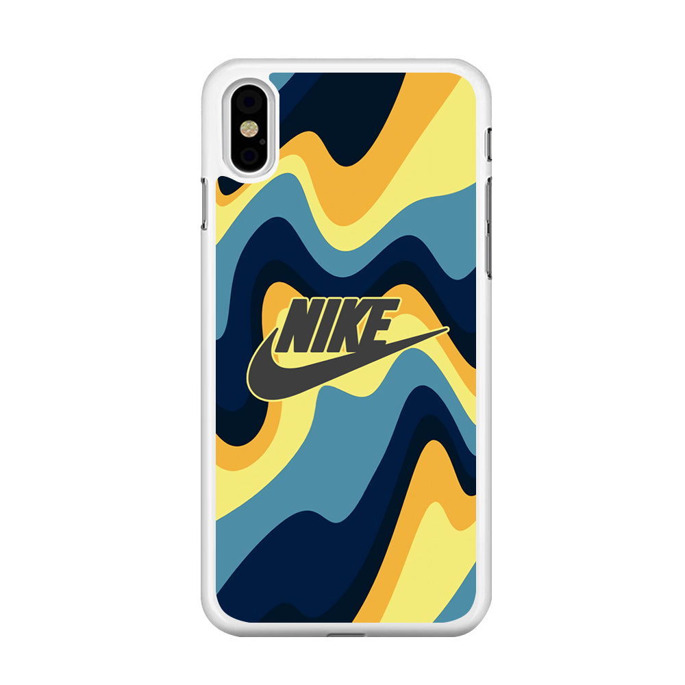 Nike Marble Liquid Painting iPhone Xs Case