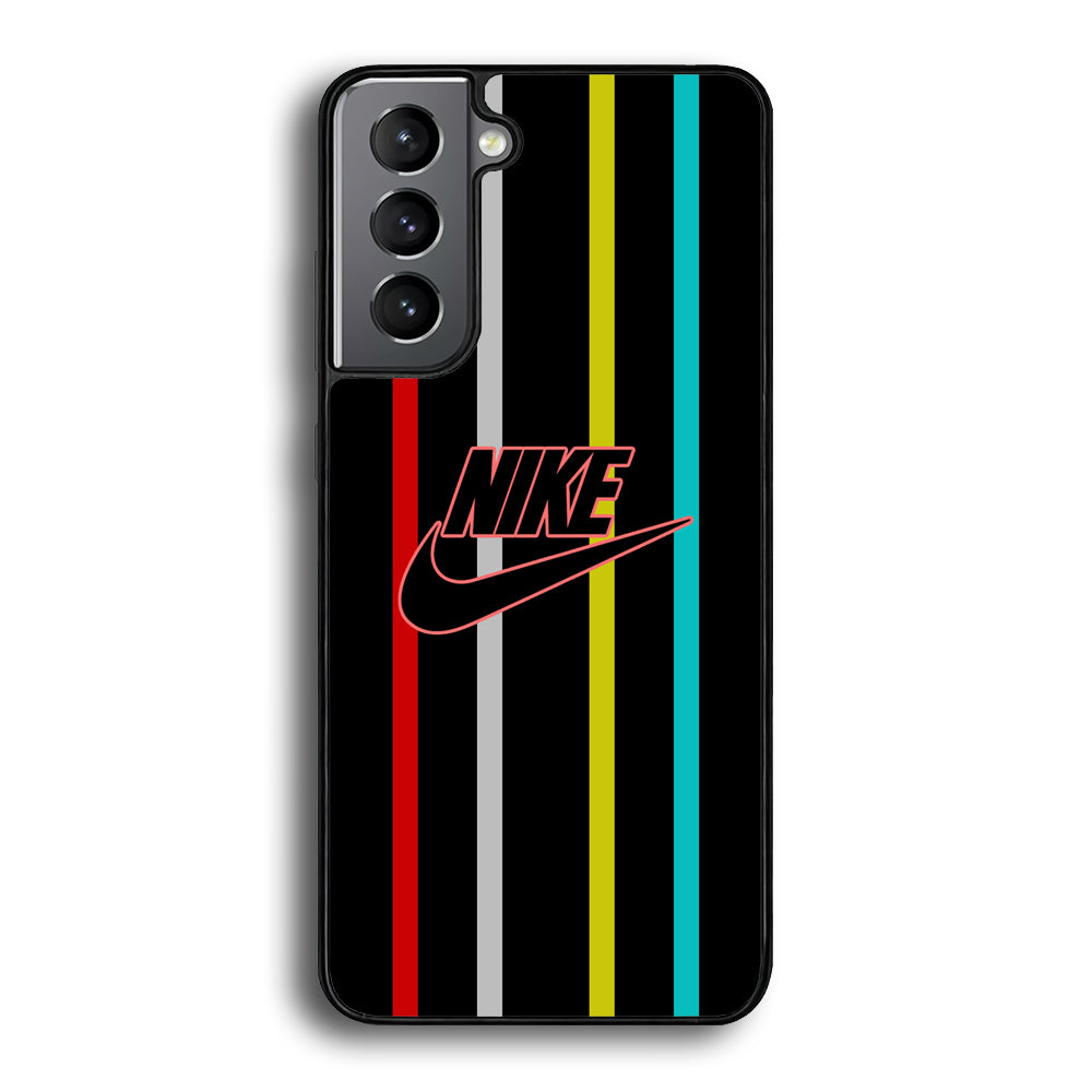 Nike Stripe Four Colour Samsung Galaxy S21 Plus Case