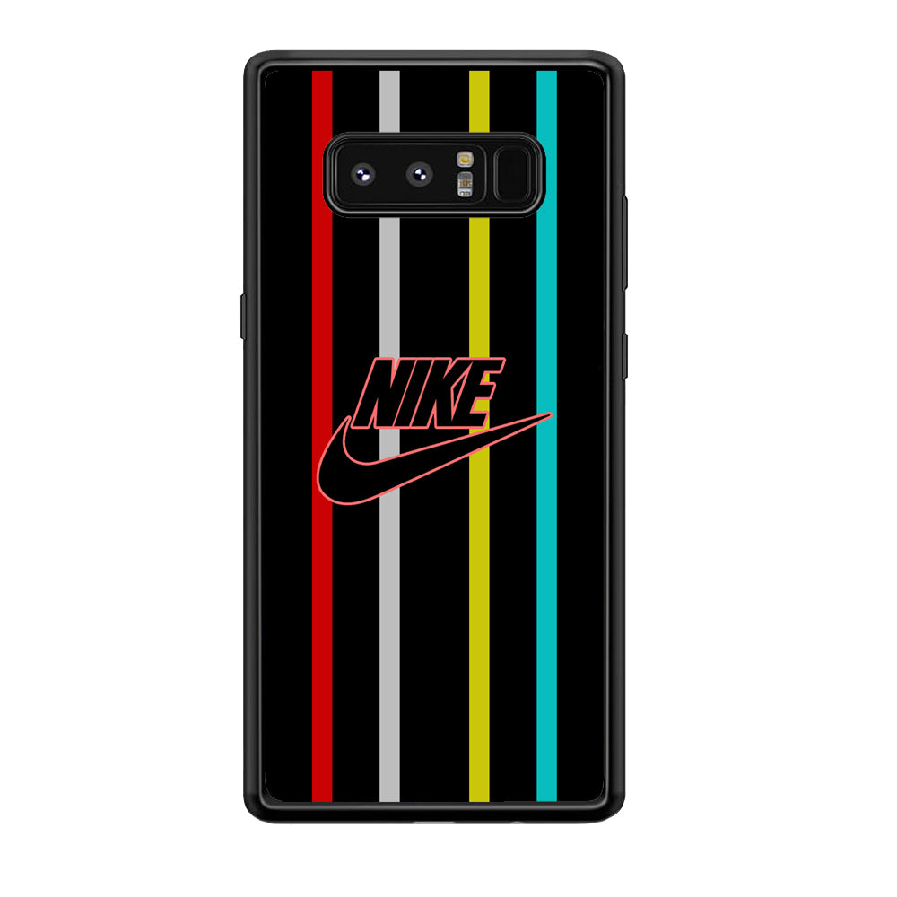 Nike Stripe Four Colour Samsung Galaxy Note 8 Case