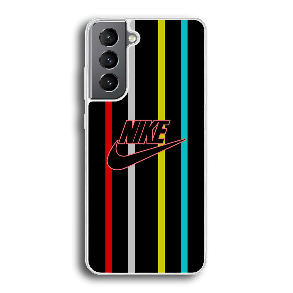 Nike Stripe Four Colour Samsung Galaxy S21 Plus Case