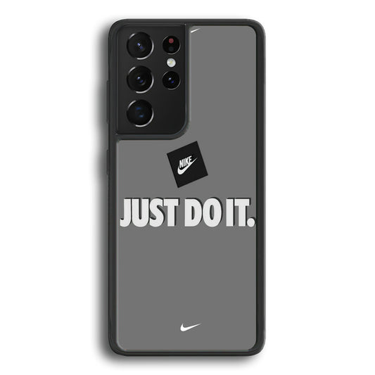 Nike Word Grey Samsung Galaxy S21 Ultra Case - Ezzystore