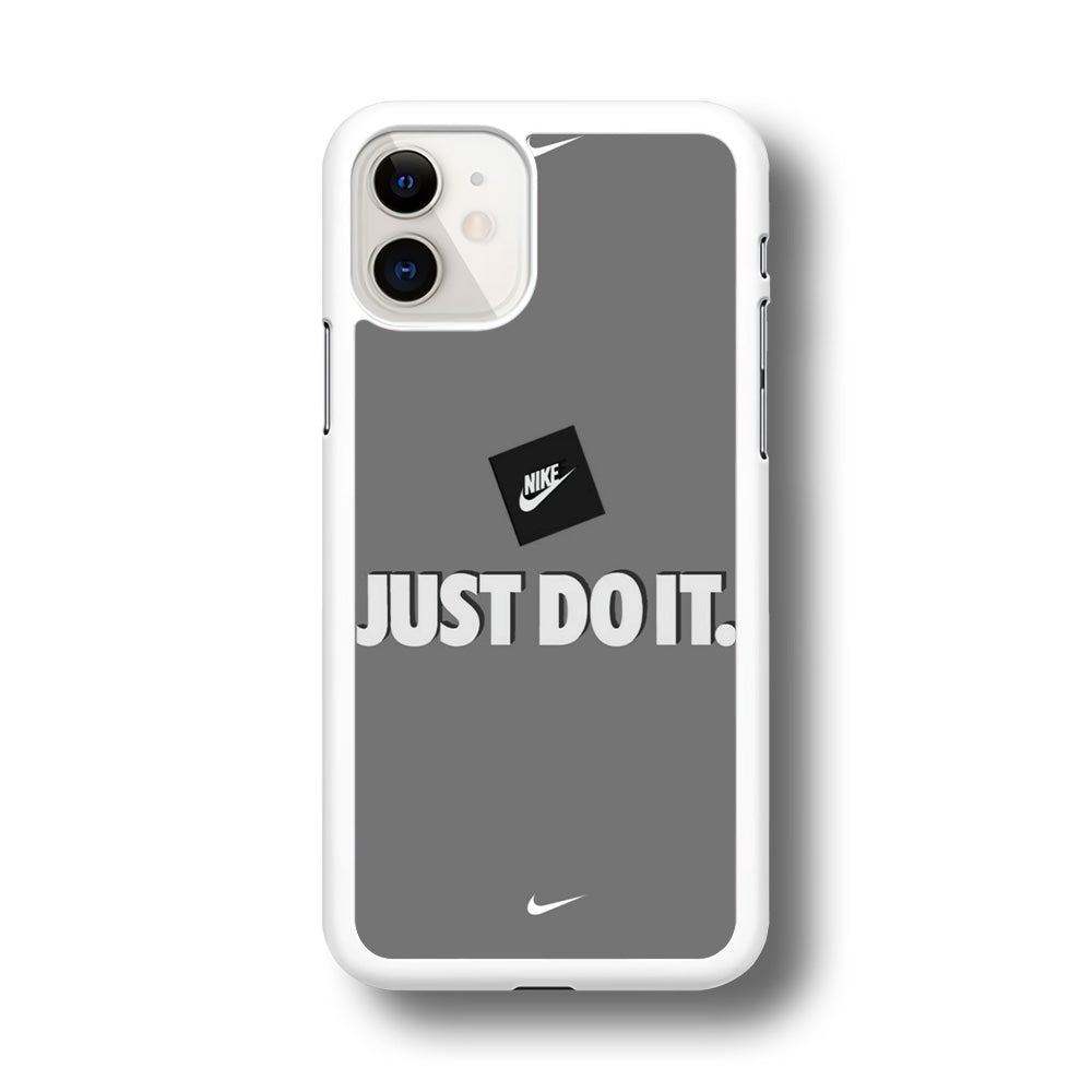 Nike Word Grey iPhone 11 Case