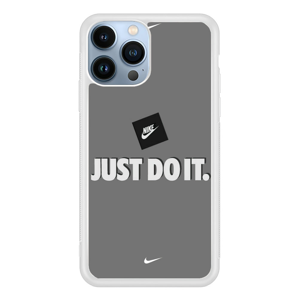 Nike Word Grey iPhone 13 Pro Max Case