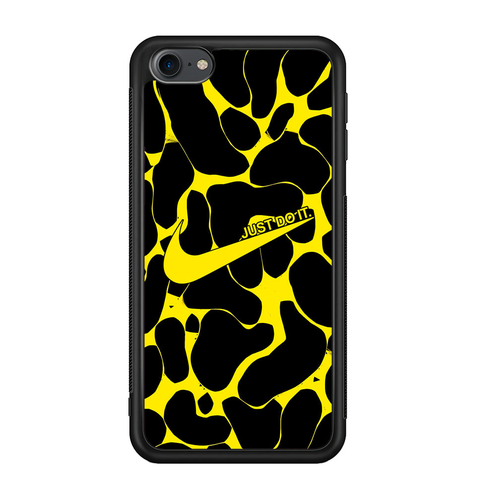 Nike Yellow Pattern Just Do It iPod Touch 6 Case - Ezzystore