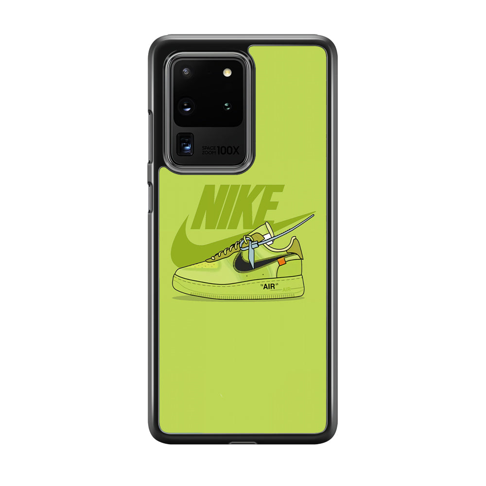 Nike Air Lime Green Samsung Galaxy S20 Ultra Case