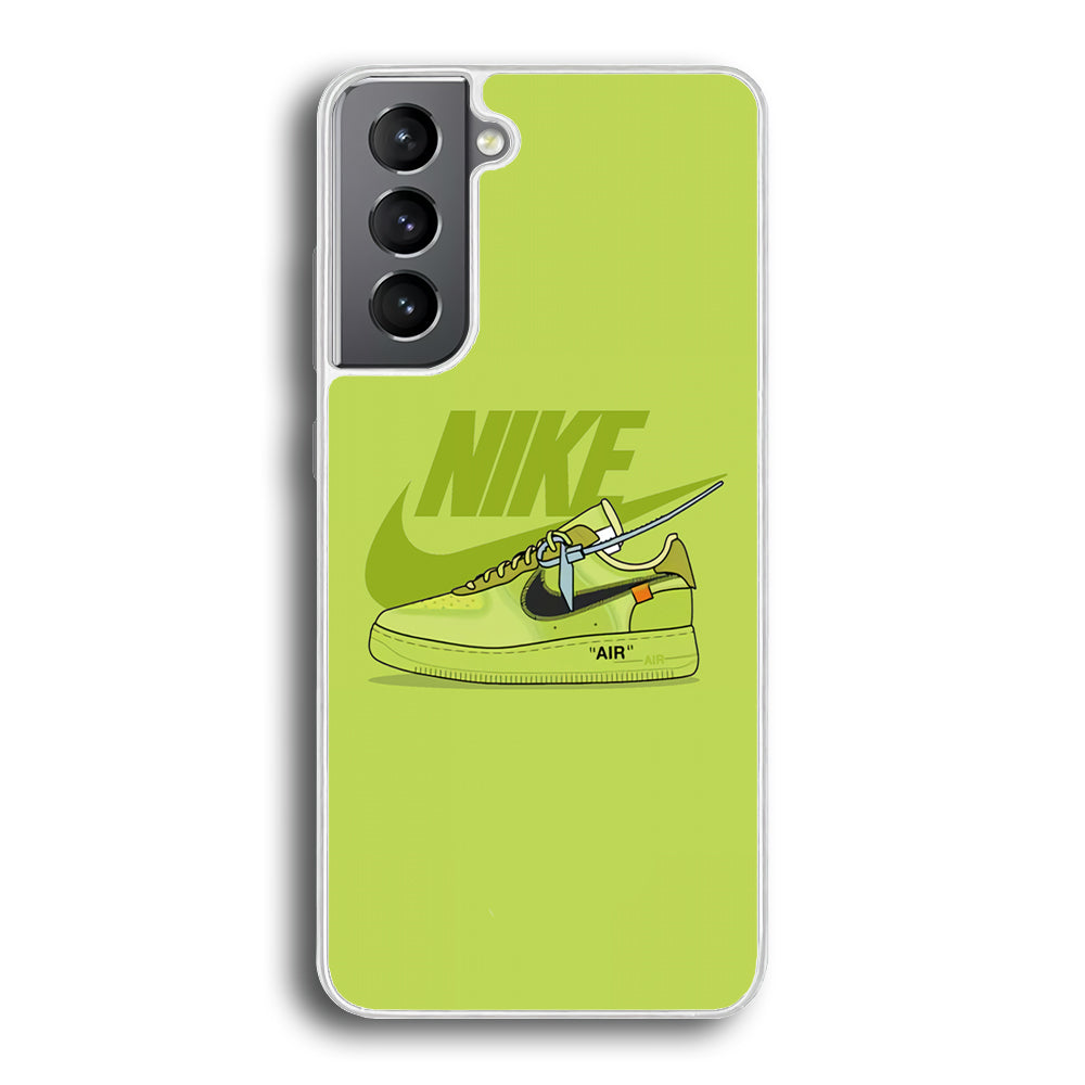 Nike Air Lime Green Samsung Galaxy S21 Plus Case