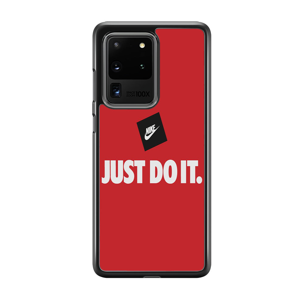 Nike Just do It Candy Red Samsung Galaxy S20 Ultra Case