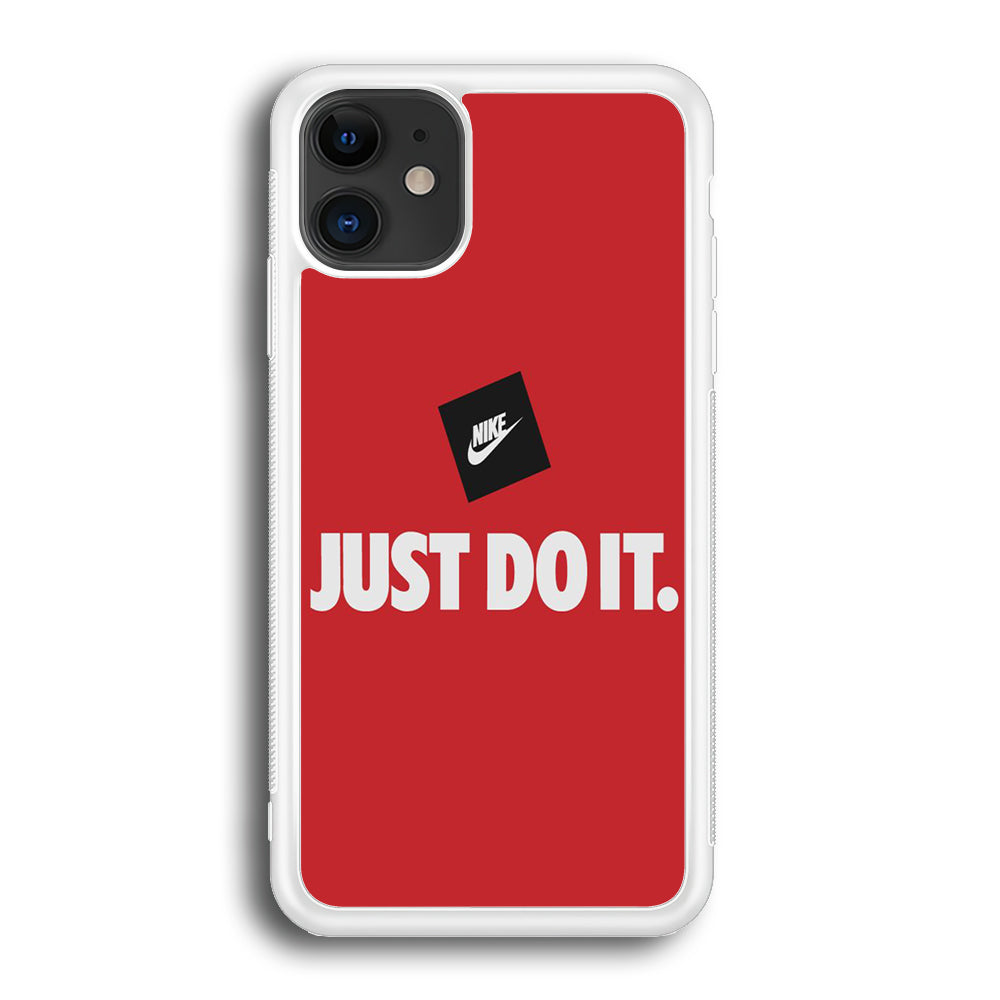 Nike Just do It Candy Red iPhone 12 Case
