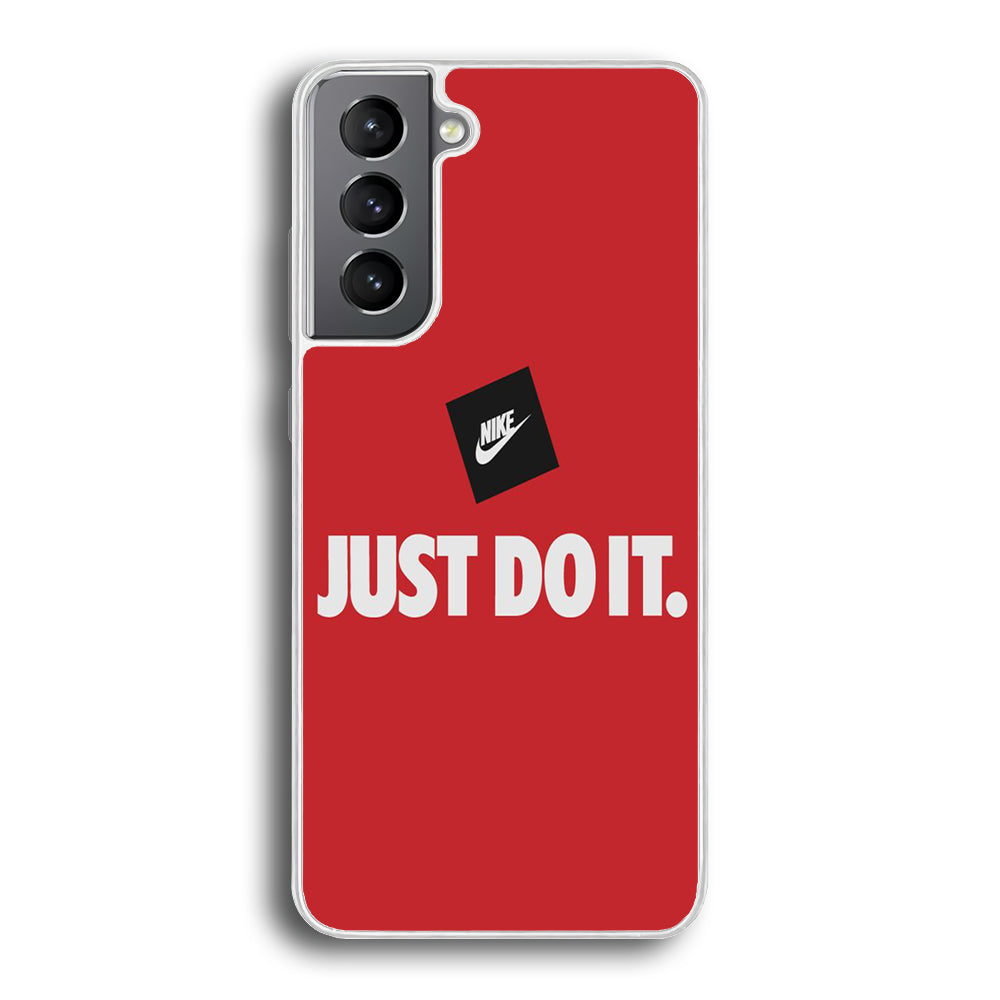 Nike Just do It Candy Red Samsung Galaxy S21 Plus Case