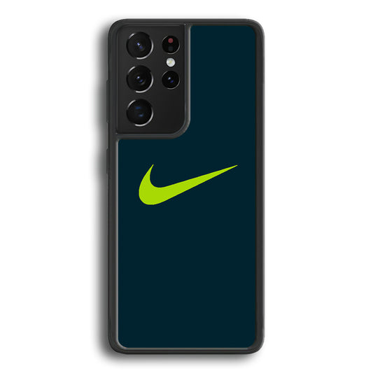 Nike Navy Green Samsung Galaxy S21 Ultra Case - Ezzystore