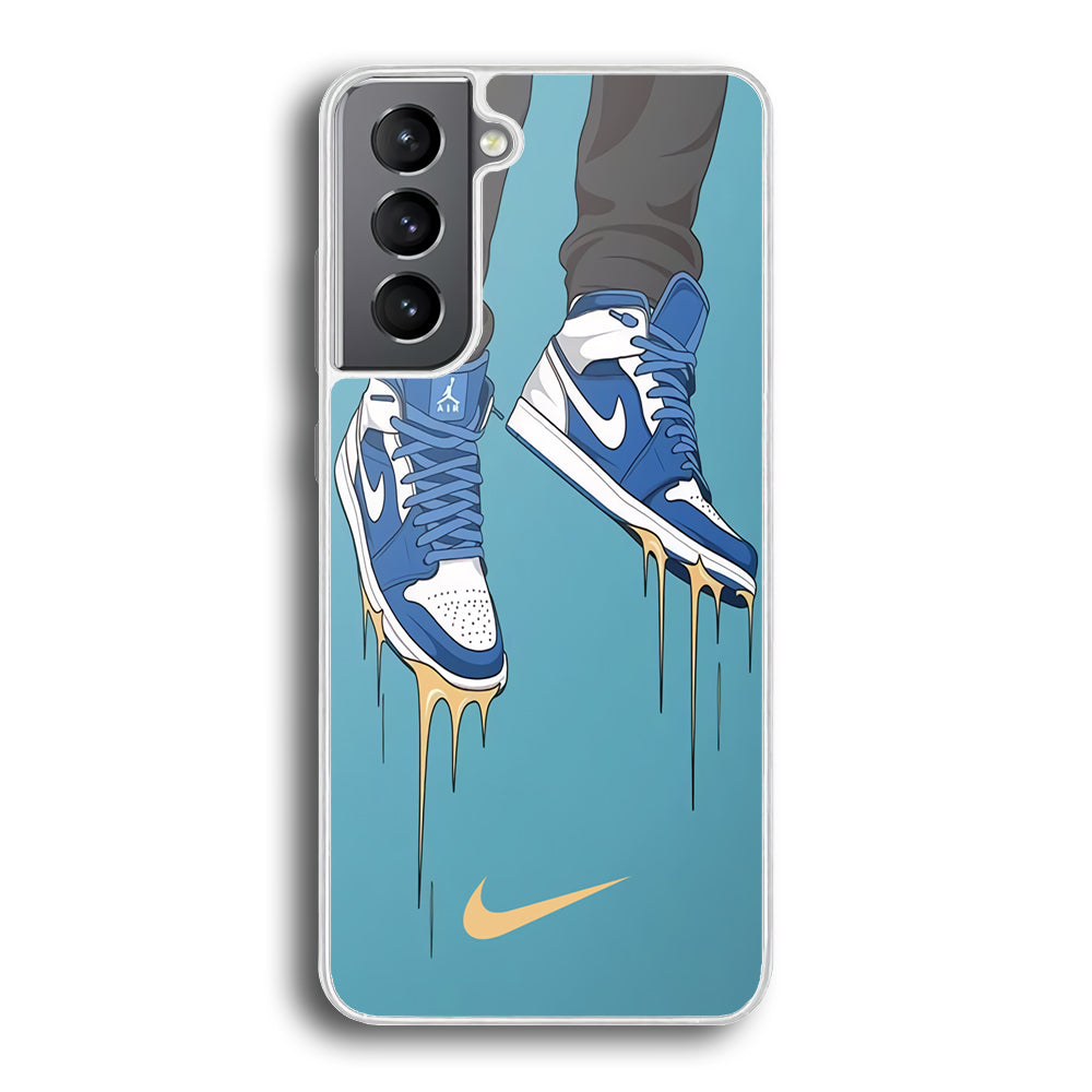 Nike Shoes Blue Outfit Samsung Galaxy S21 Case