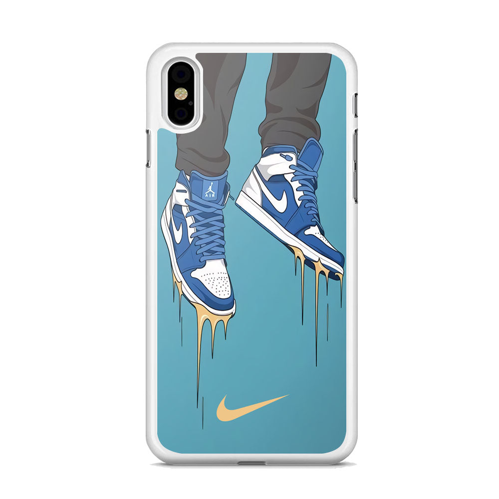 Nike Shoes Blue Outfit iPhone Xs Case