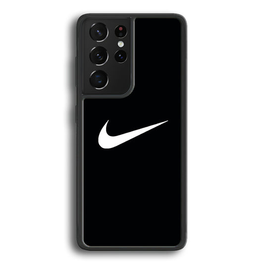 Nike White Logo Samsung Galaxy S21 Ultra Case - Ezzystore