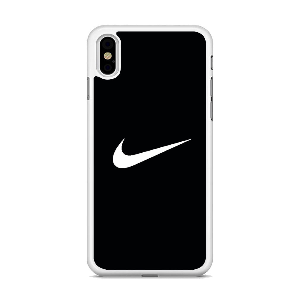 Nike White Logo iPhone Xs Case