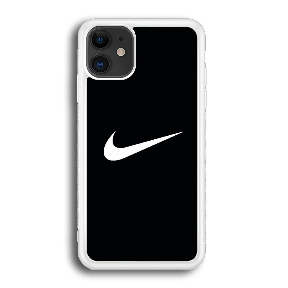 Nike White Logo iPhone 12 Case