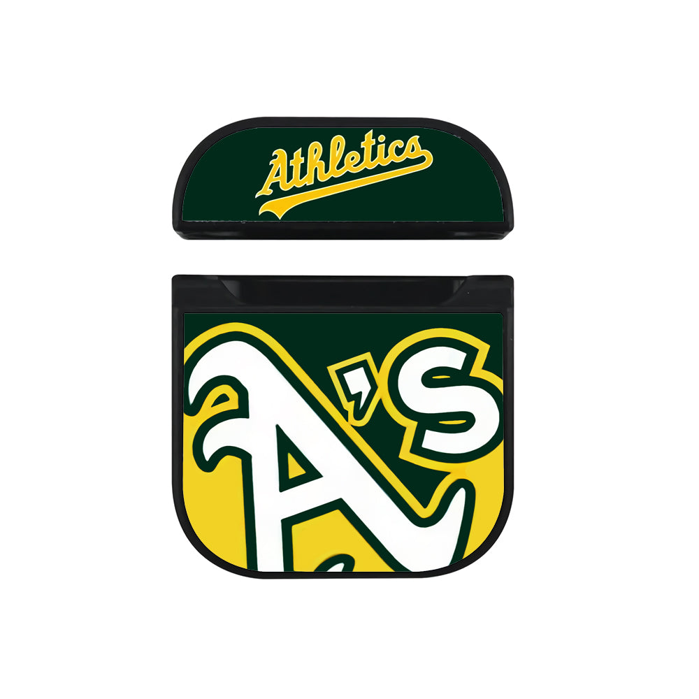 Oakland Athletics Team Hard Plastic Case Cover For Apple Airpods