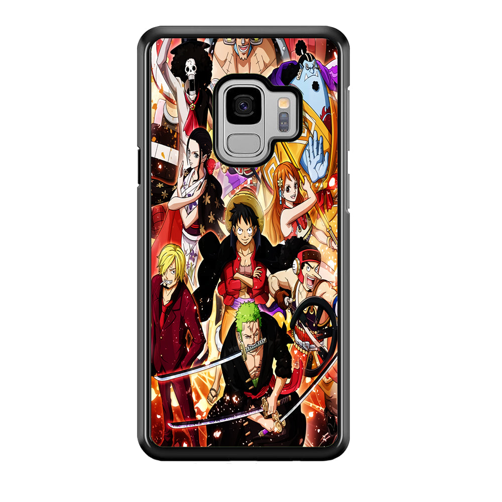 One Piece Luffy Team Samsung Galaxy S9 Case