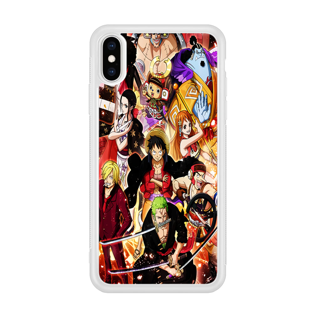One Piece Luffy Team iPhone XS Case
