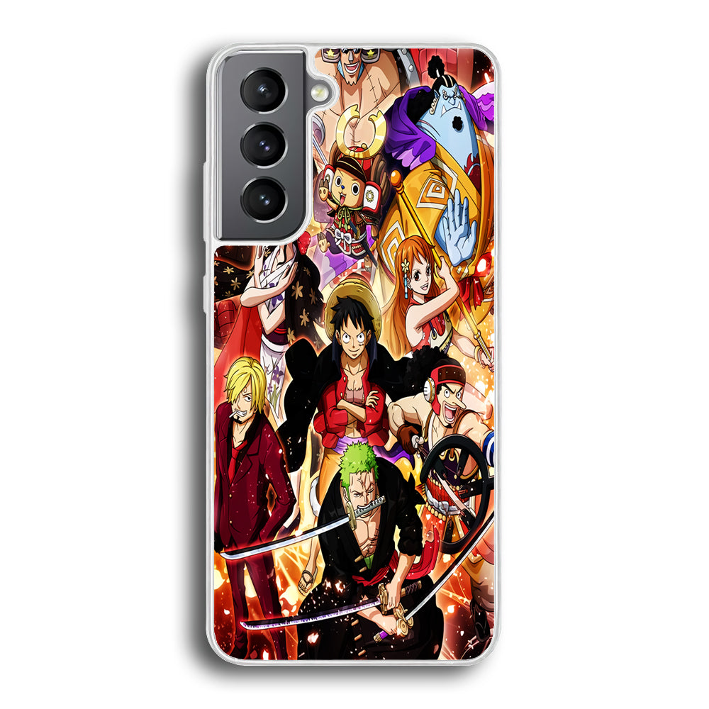 One Piece Luffy Team Samsung Galaxy S21 Case