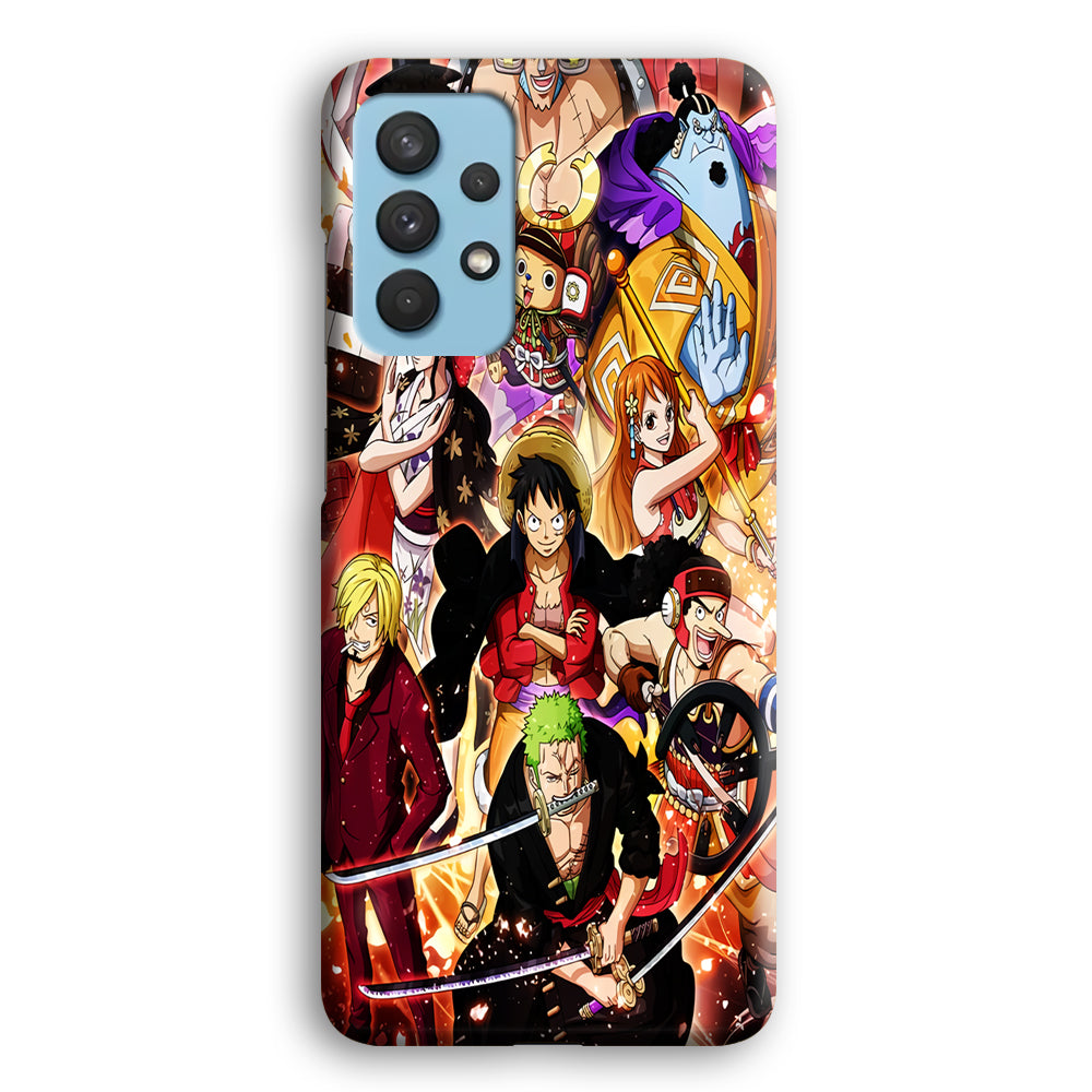 One Piece Luffy Team Samsung Galaxy A32 Case