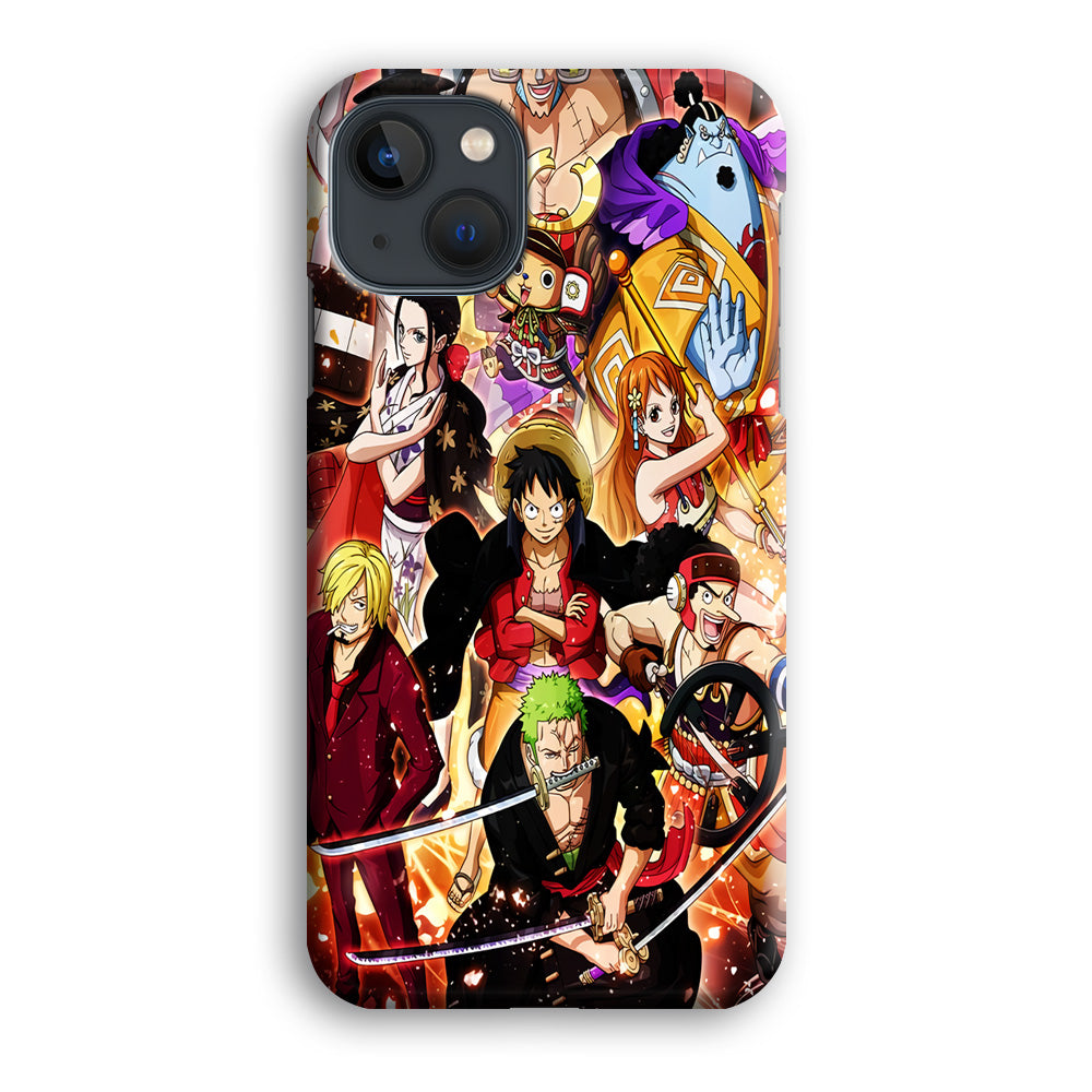 One Piece Luffy Team iPhone 13 Case
