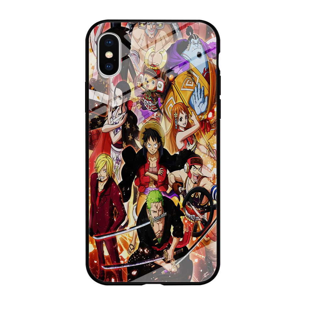 One Piece Luffy Team iPhone XS Case