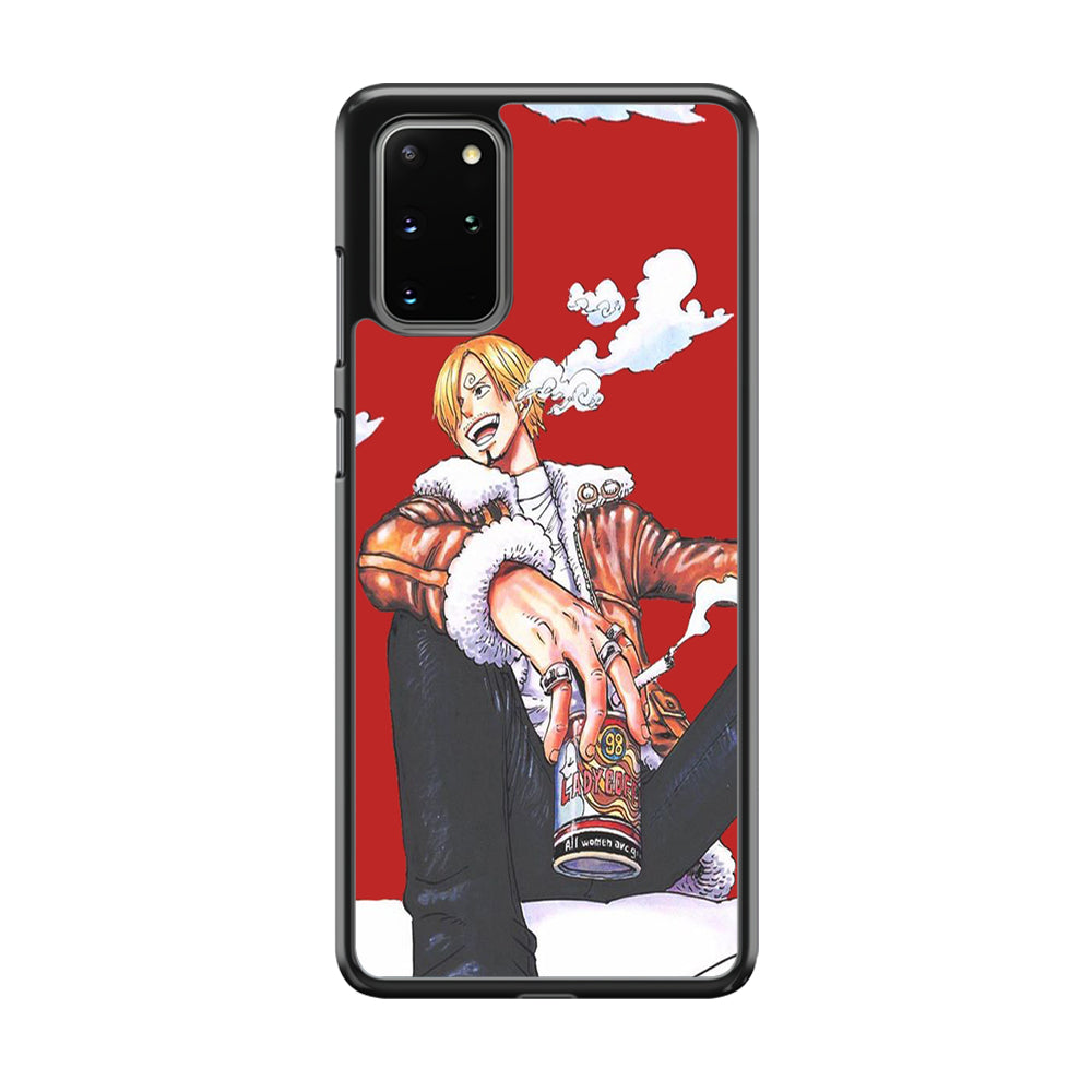 One Piece Sanji Smoker Samsung Galaxy S20 Plus Case