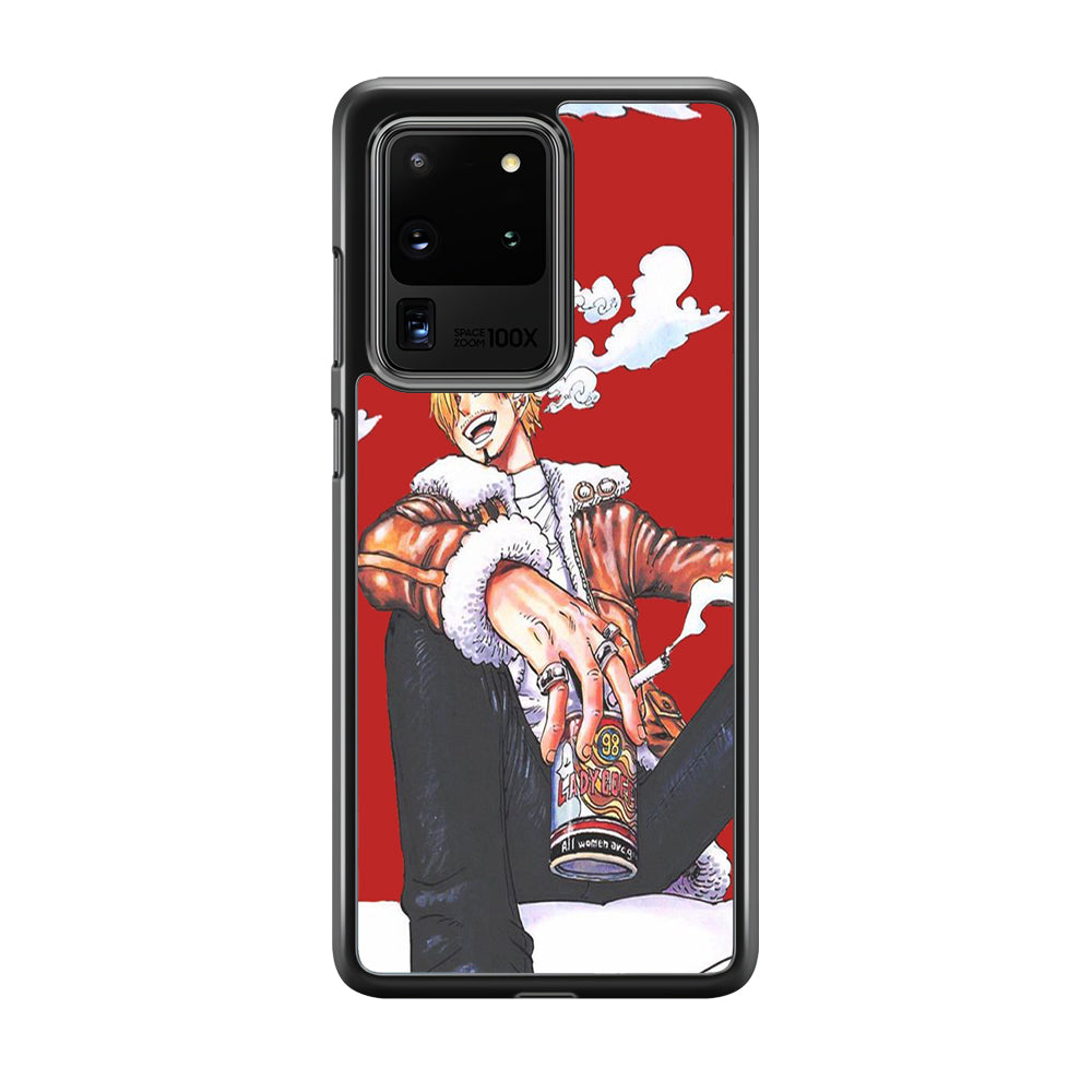 One Piece Sanji Smoker Samsung Galaxy S20 Ultra Case