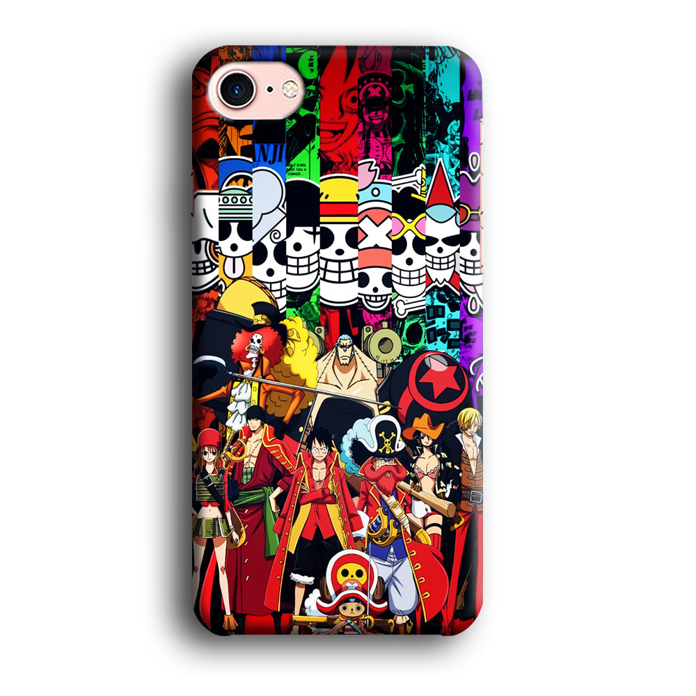 One Piece Symbol of Character iPhone 8 Case