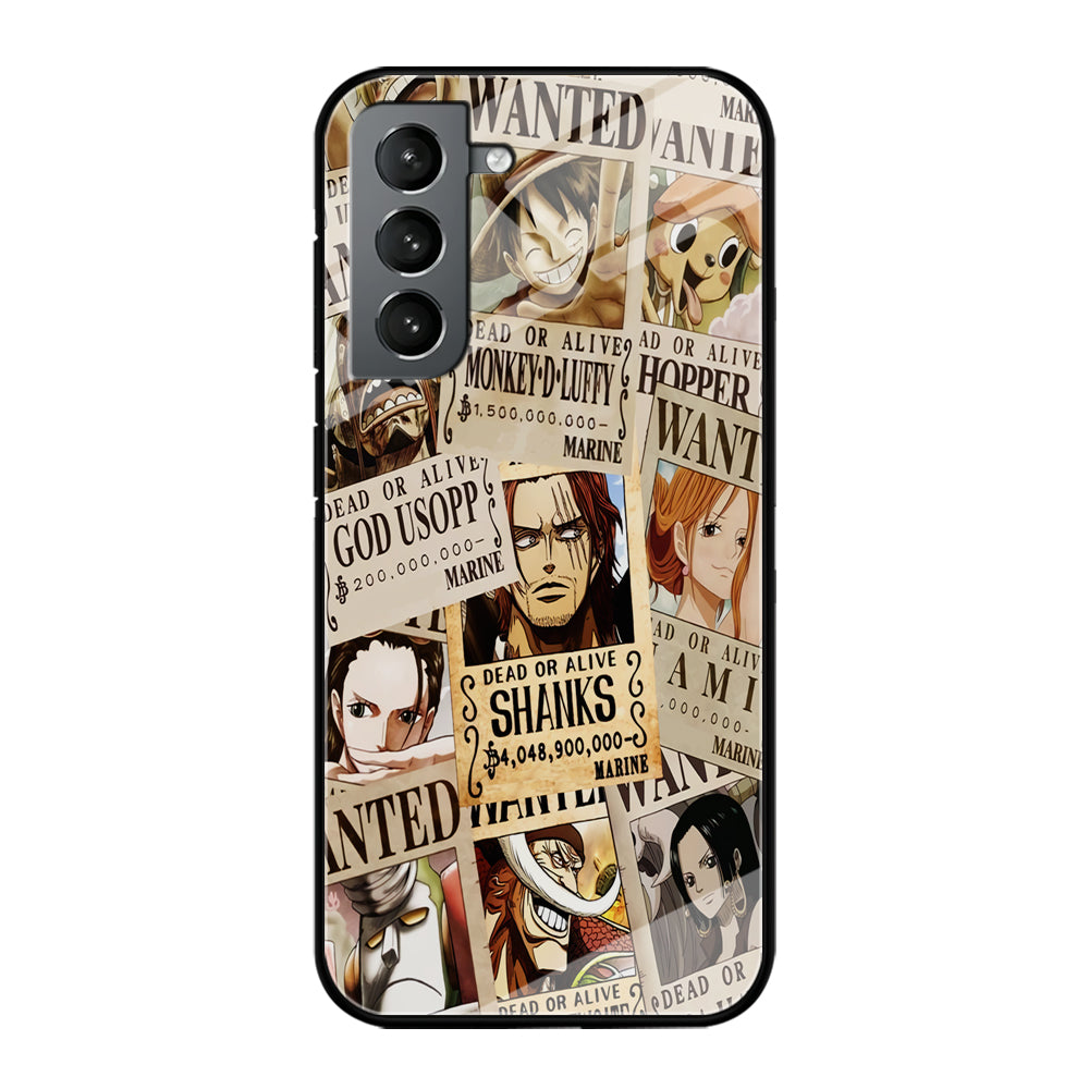 One Piece Wanted Poster Samsung Galaxy S21 Plus Case