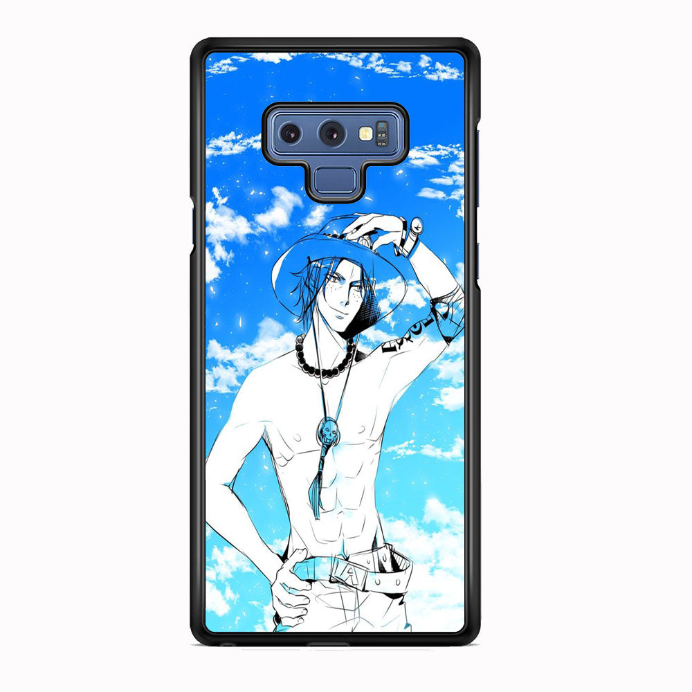 One Piece Ace In The Sky Samsung Galaxy Note 9 Case