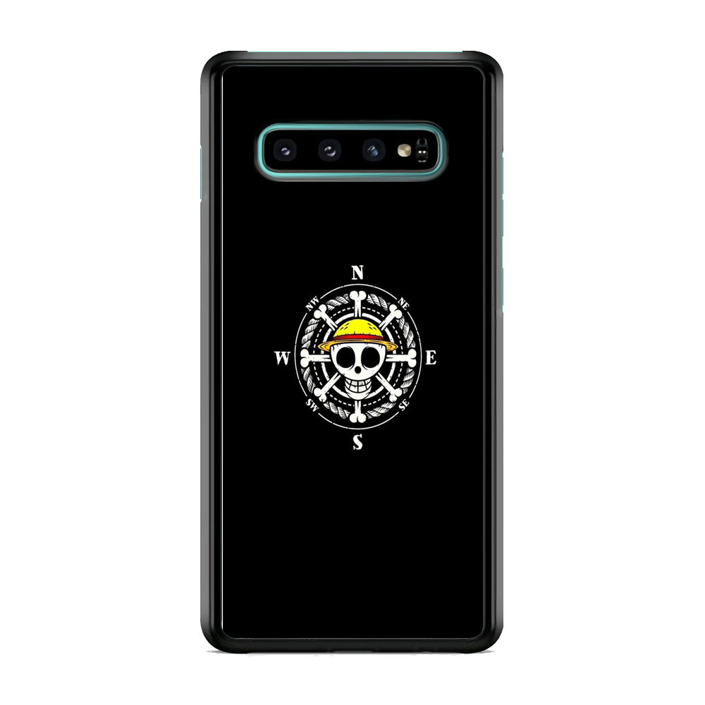 One Piece Compas Logo Samsung Galaxy S10 Case