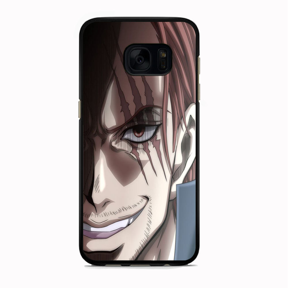 One Piece Shanks Close Up Face Samsung Galaxy S7 Edge Case