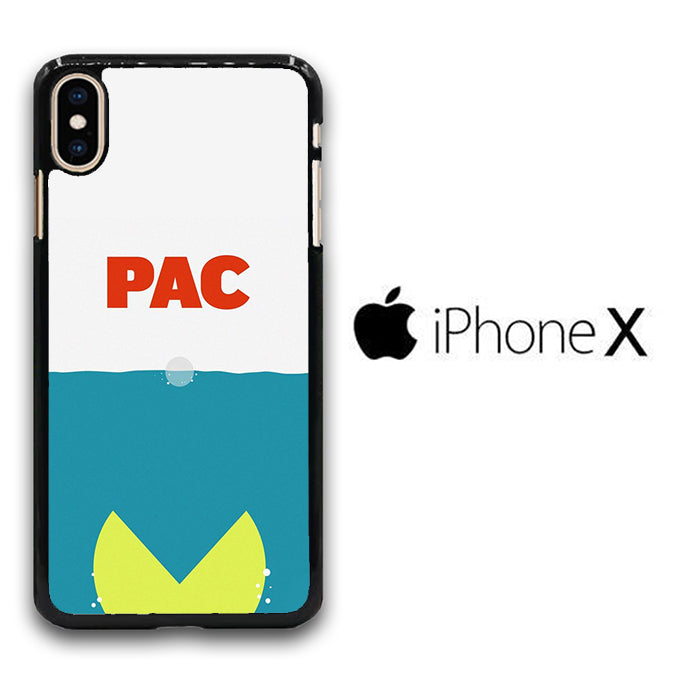 Pac-Man From The Pool iPhone X Case