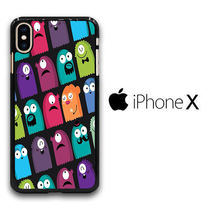 Pac-Man Ghost Enemy Family iPhone X Case