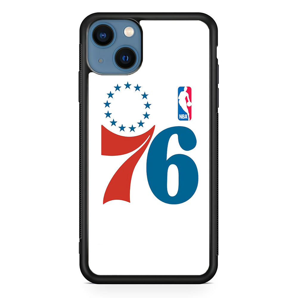 Philadelphia 76ers White iPhone 13 Case