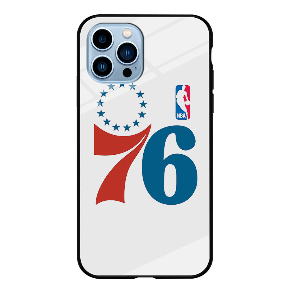 Philadelphia 76ers White iPhone 13 Pro Max Case