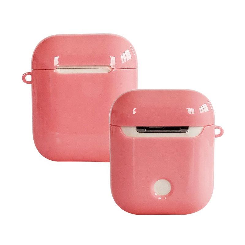 Colour Simple Plastic Protective Case Cover For Apple Airpods