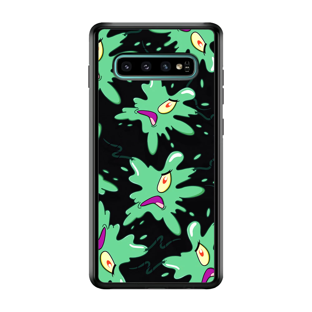 Plankton Flat Character Samsung Galaxy S10 Plus Case