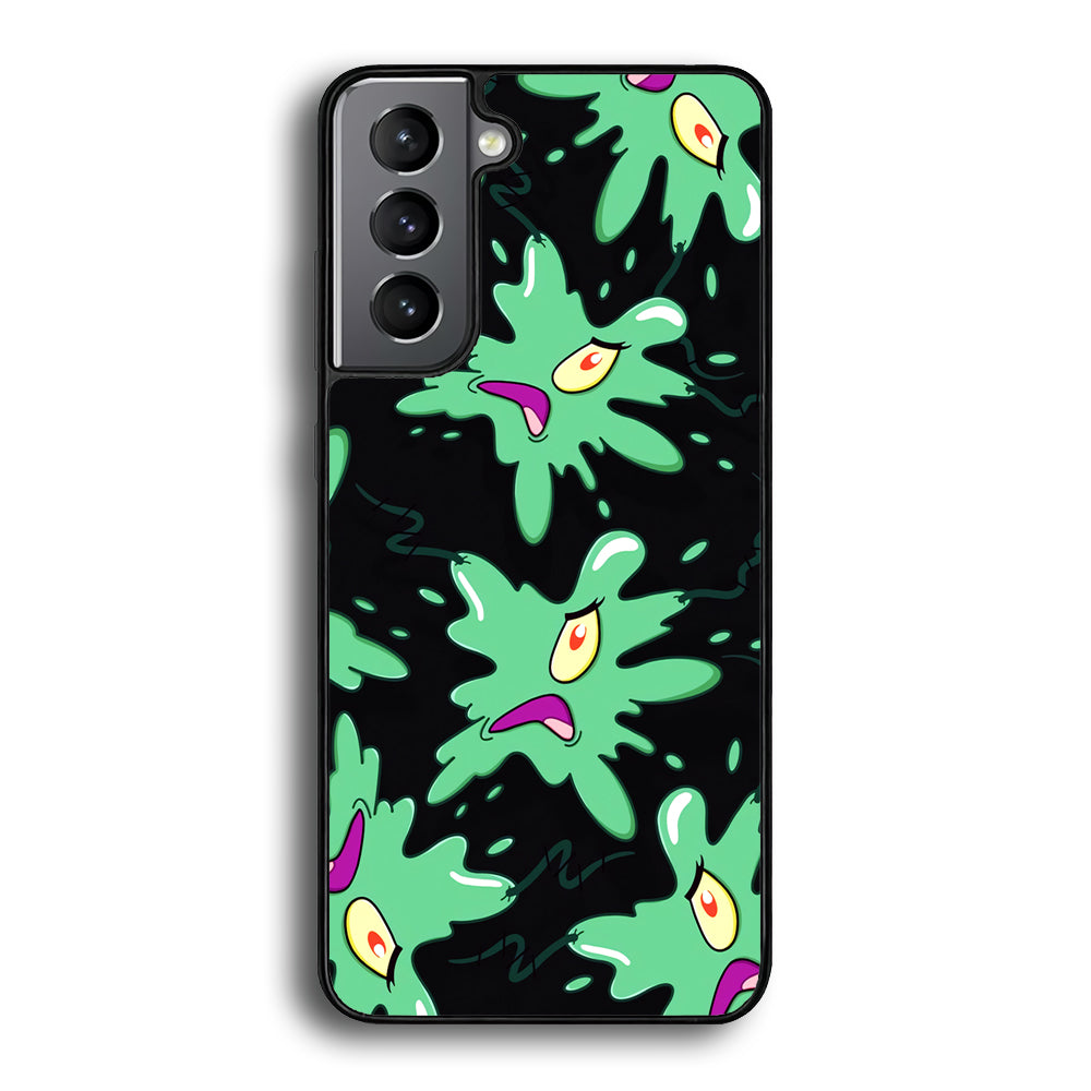Plankton Flat Character Samsung Galaxy S21 Plus Case