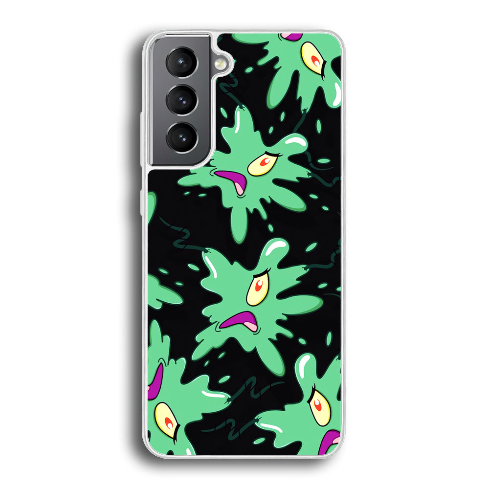 Plankton Flat Character Samsung Galaxy S21 Plus Case
