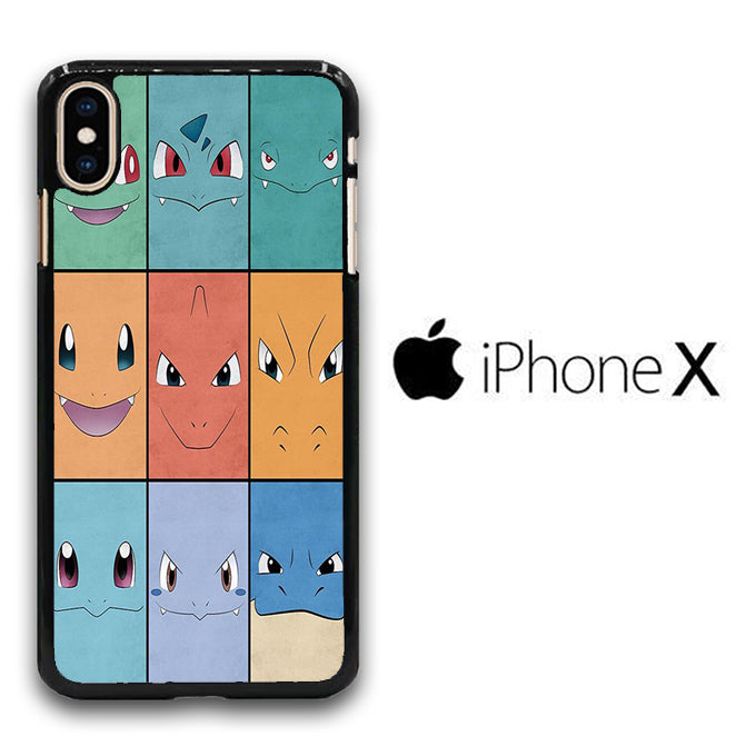 Pockemon Face Evolution iPhone X Case