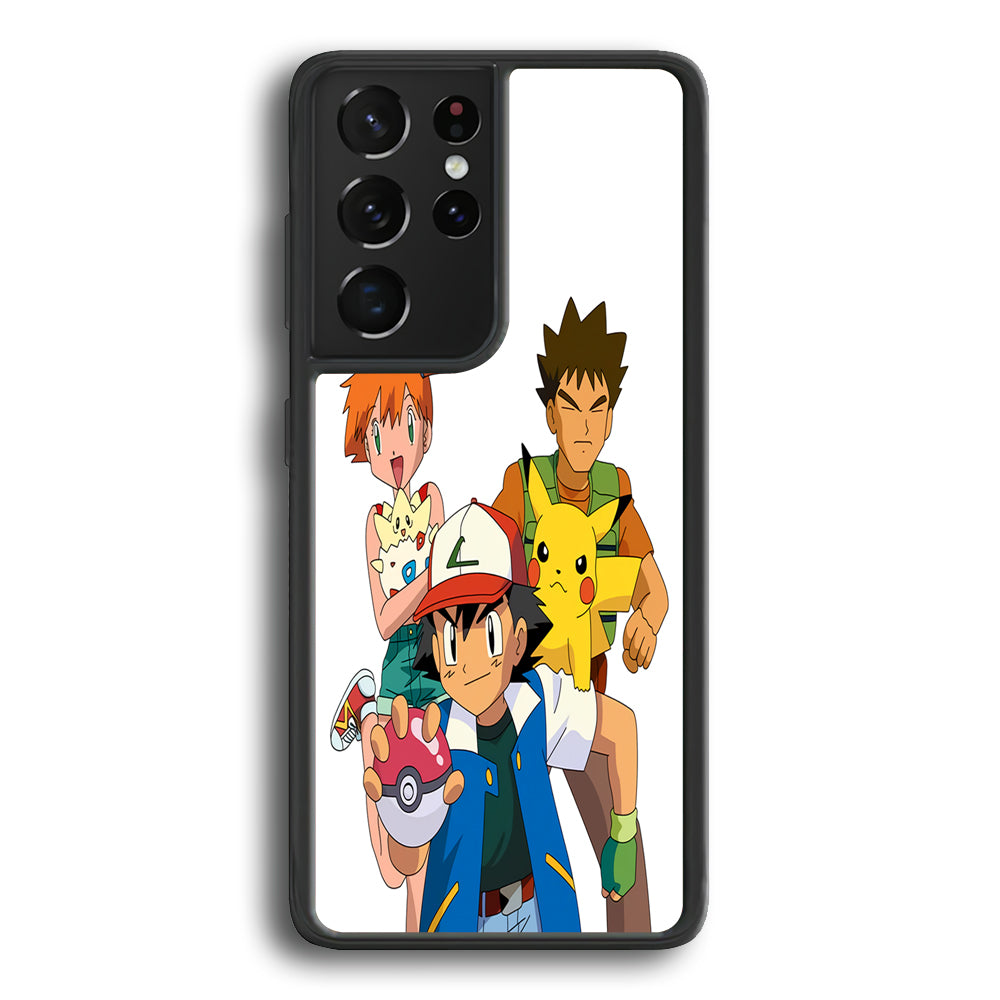 Pokemon Ash Ketchum Team Samsung Galaxy S21 Ultra Case - Ezzystore
