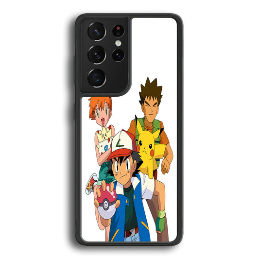 Pokemon Ash Ketchum Team Samsung Galaxy S21 Ultra Case - Ezzystore