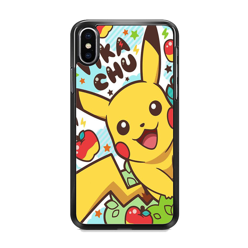Pokemon Pikachu Art iPhone Xs Case