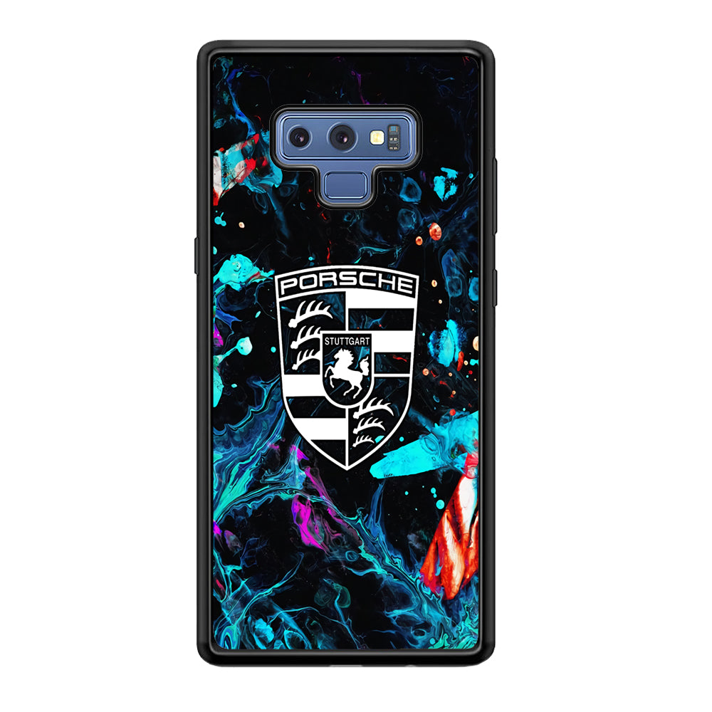 Porsche Logo Marble Samsung Galaxy Note 9 Case - Ezzystore