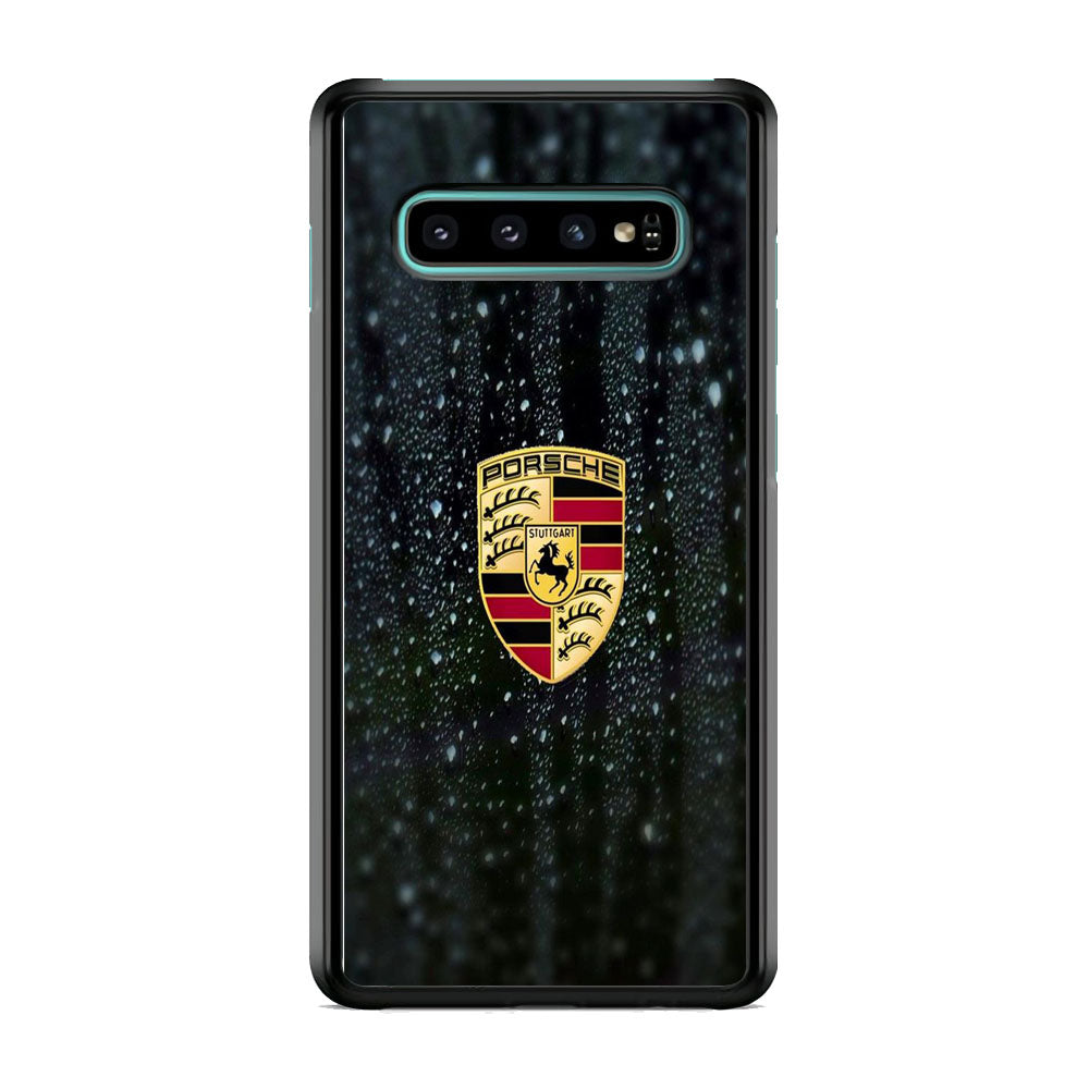 Porsche Logo Watermark Samsung Galaxy S10 Plus Case - Ezzystore