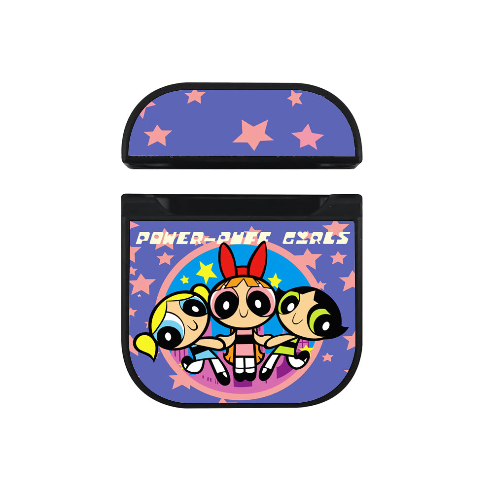 Power Puff Girls Star Team Hard Plastic Case Cover For Apple Airpods