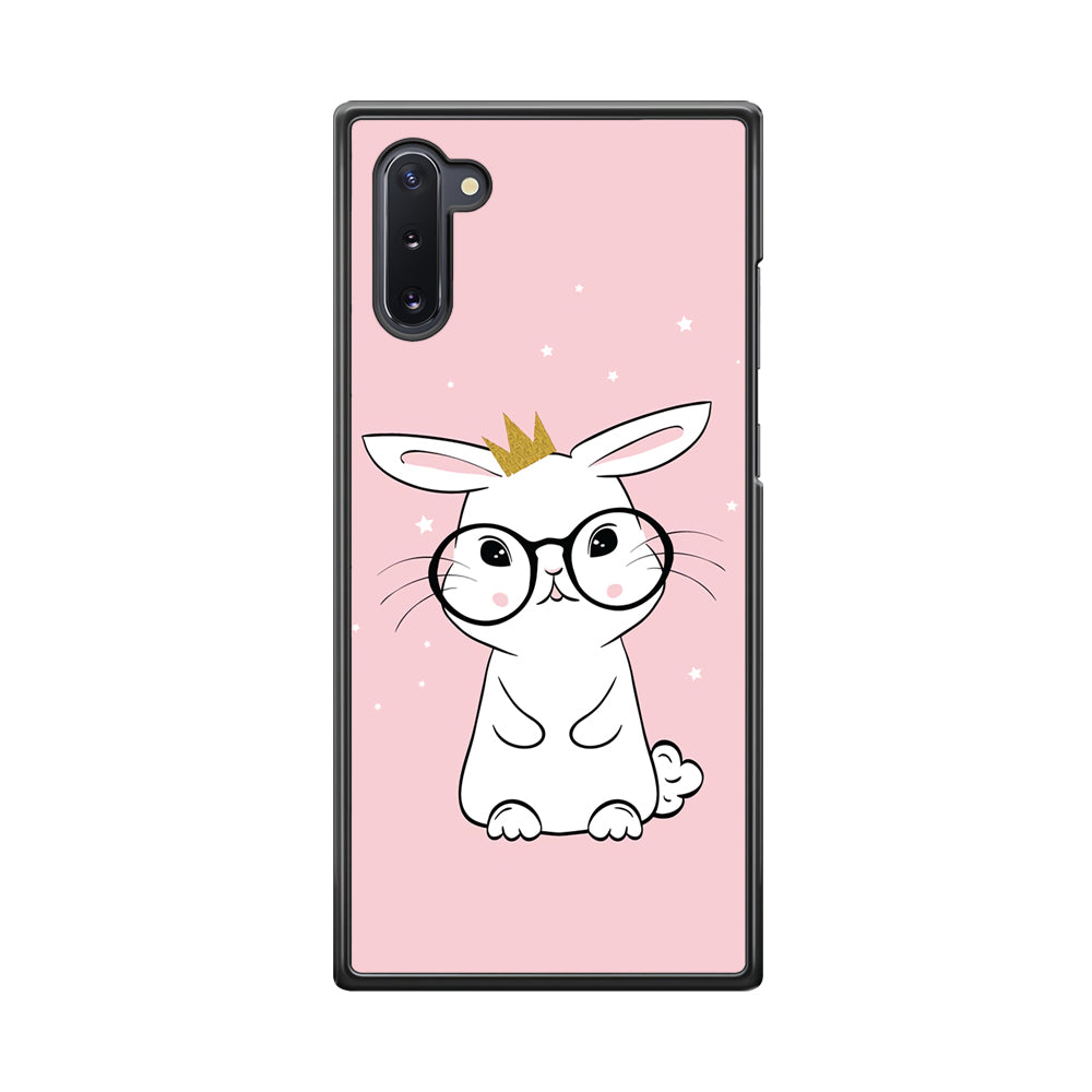 Rabbit Eyeglasses King Samsung Galaxy Note 10 Case